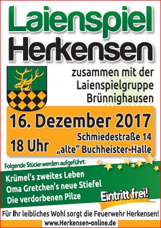 Das Laienspiel 2017 in Herkensen